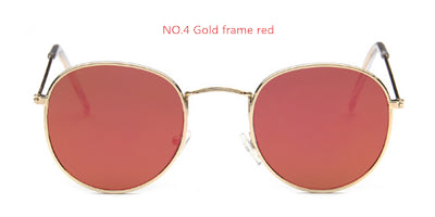 NEW retro round sunglasses women men brand designer