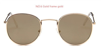 NEW retro round sunglasses women men brand designer