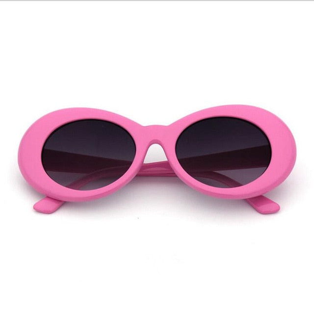 Superhot Eyewear - Retro Vintage Oval Round Sunglasses