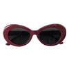 Superhot Eyewear - Retro Vintage Oval Round Sunglasses