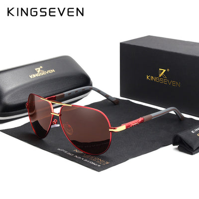 Men Vintage Aluminum Polarized Sunglasses Classic Sun glasses