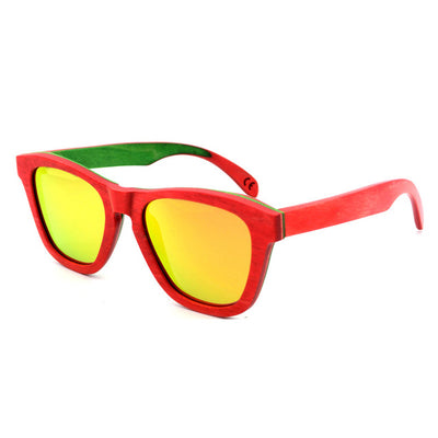 Fashion Wooden Sunglasses Men Polarizing Glasses