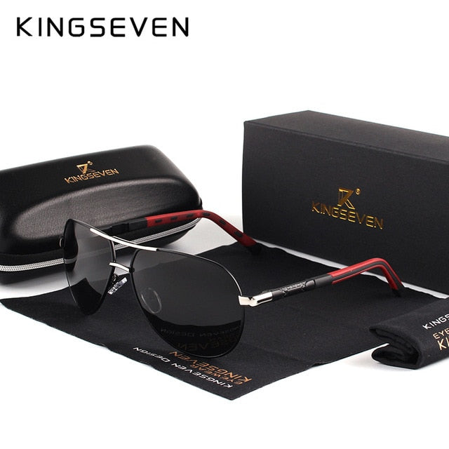 Men Vintage Aluminum Polarized Sunglasses Classic Sun glasses
