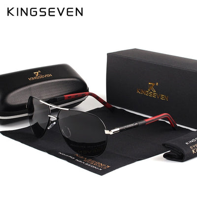 Men Vintage Aluminum Polarized Sunglasses Classic Sun glasses