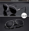 Alloy Frame Quality Spring Leg Sunglasses