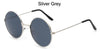 Fashion Round Metal Frame Sunglasses Men Women Retro