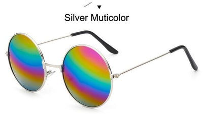 Fashion Round Metal Frame Sunglasses Men Women Retro