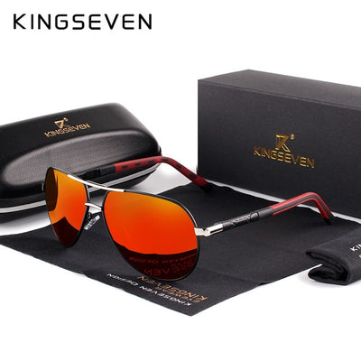 Men Vintage Aluminum Polarized Sunglasses Classic Sun glasses