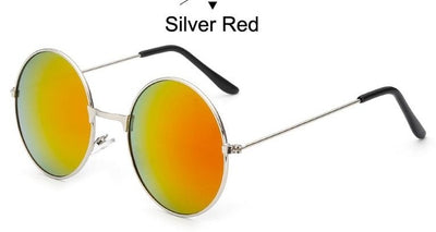 Fashion Round Metal Frame Sunglasses Men Women Retro