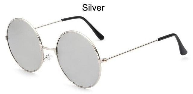 Fashion Round Metal Frame Sunglasses Men Women Retro