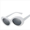 Superhot Eyewear - Retro Vintage Oval Round Sunglasses