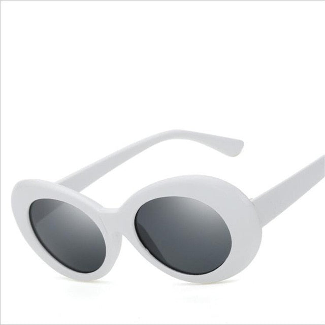 Superhot Eyewear - Retro Vintage Oval Round Sunglasses