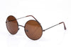 Round Metal Frame Men Women Sunglasses