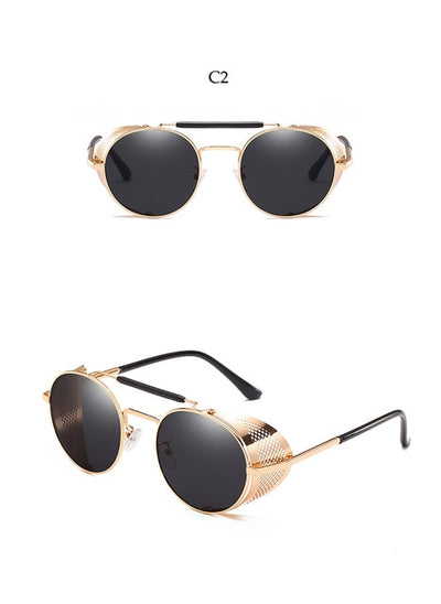 Round Steampunk Sunglasses