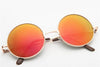 Round Metal Frame Men Women Sunglasses