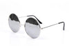 Round Metal Frame Men Women Sunglasses